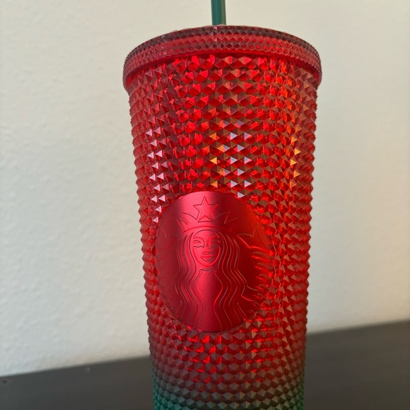 Disney Parks Starbucks Tumbler - Red & Green Christmas - Picture 5 of 6